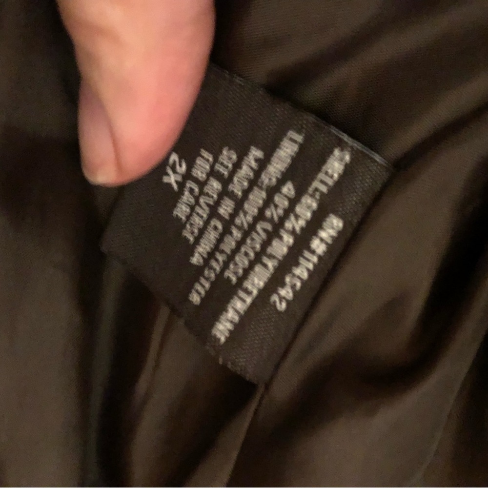Joujou brown fax leather jacket - Picture 4 of 4